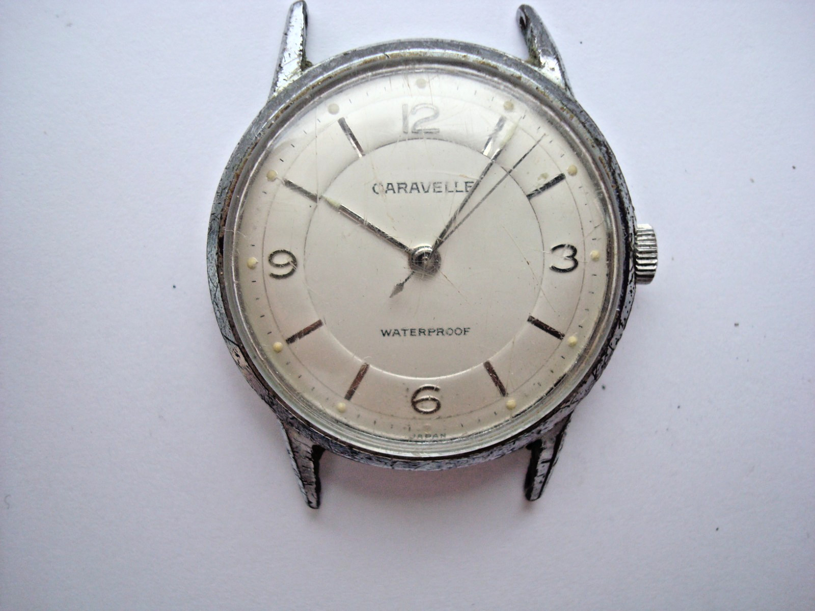 Vintage Caravelle M0 Mens Unisex Watch Manual Wind Up Waterproof Japan for Parts