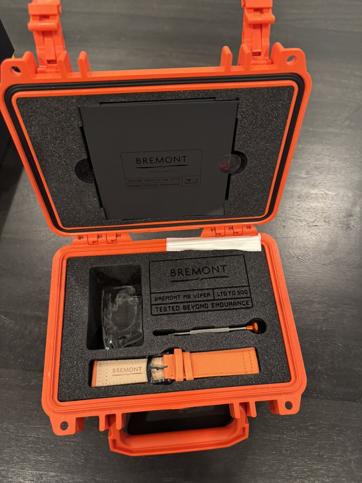 Bremont Viper Limited Edition 300 Pcs Martin Baker – Box & Papers, extra strap