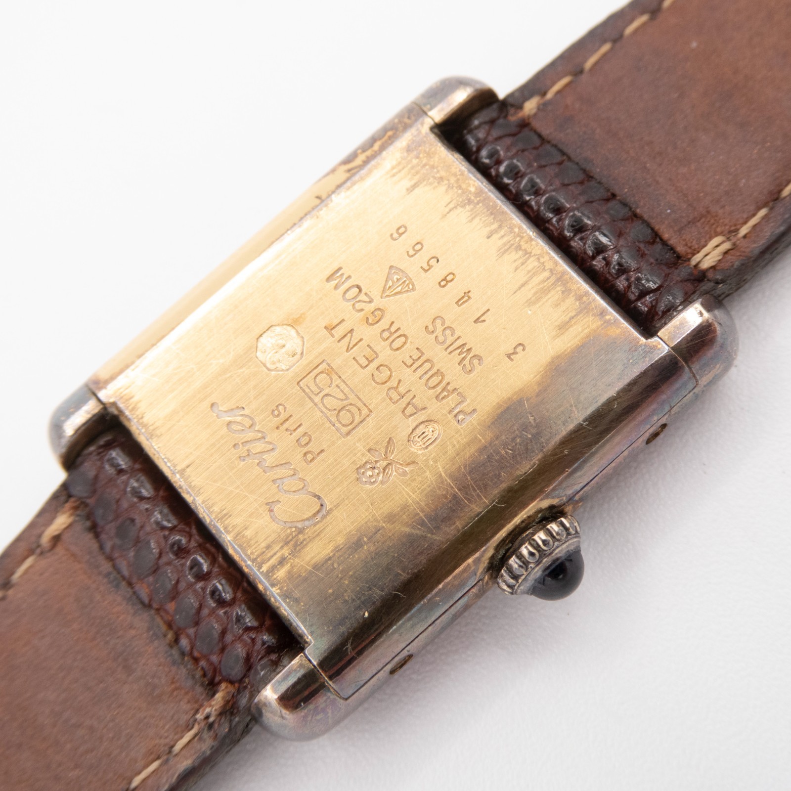 Cartier Must de Cartier Ladies’ Vermeil Tank Mechanical Wristwatch – Keeps Time