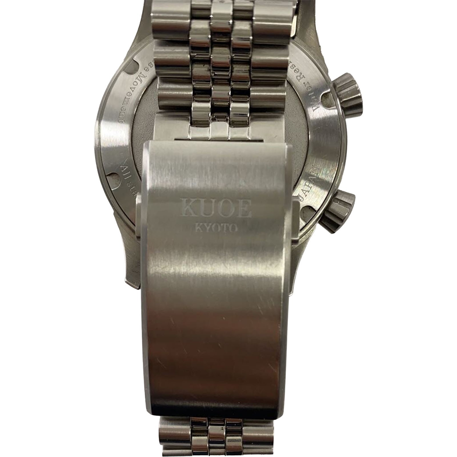 KUOE KYOTO Sombrero 90011 Auto 200M Diver Black Dial Stainless Steel Watch Auth