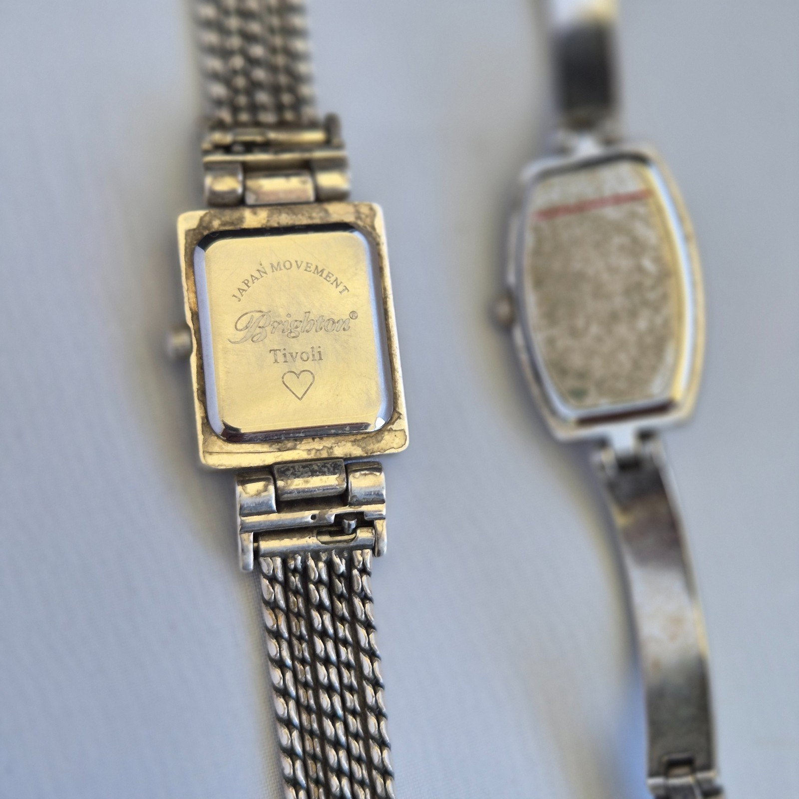 Two 7″ Brighton Analog watches decent condition