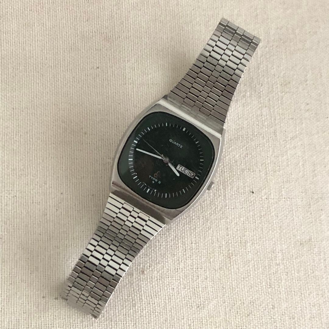 Seiko Type2 7546-6000 Quartz Watch Vintage 36mm Men’s
