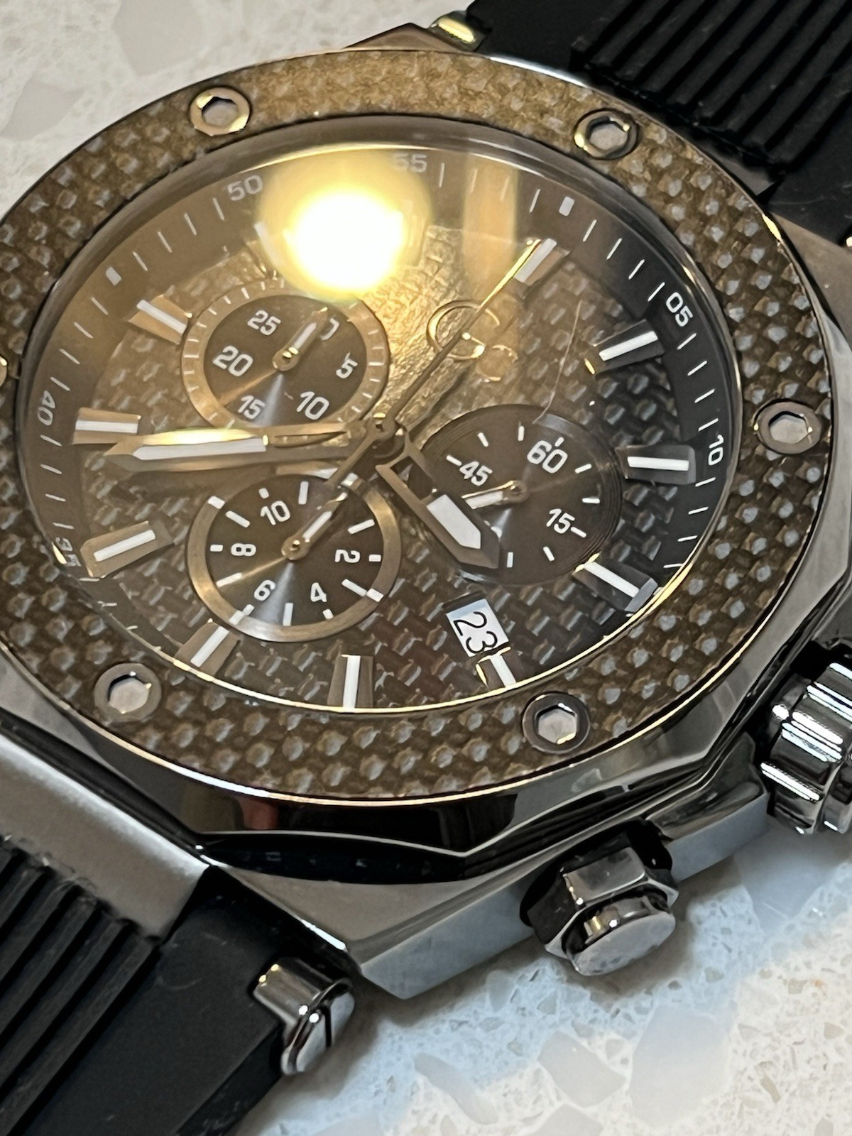 Guess Collection Swiss Chronograph 44mm. Gunmetal.