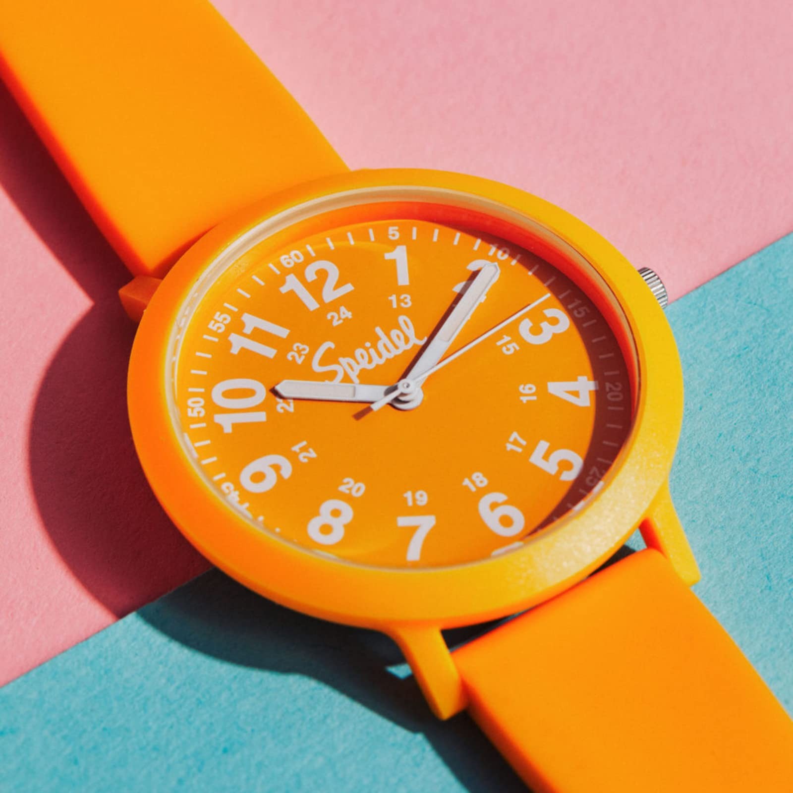 Speidel Eco Color Pop Recyclable Plastic Watch with 18mm 18mm, Mimosa