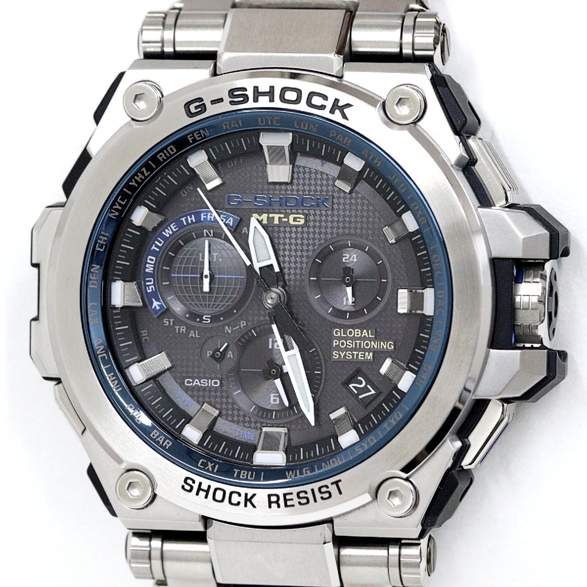 Casio G SHOCK MTG G1000D Wristwatch GPS Satellite Radio Solar Quartz Men’s