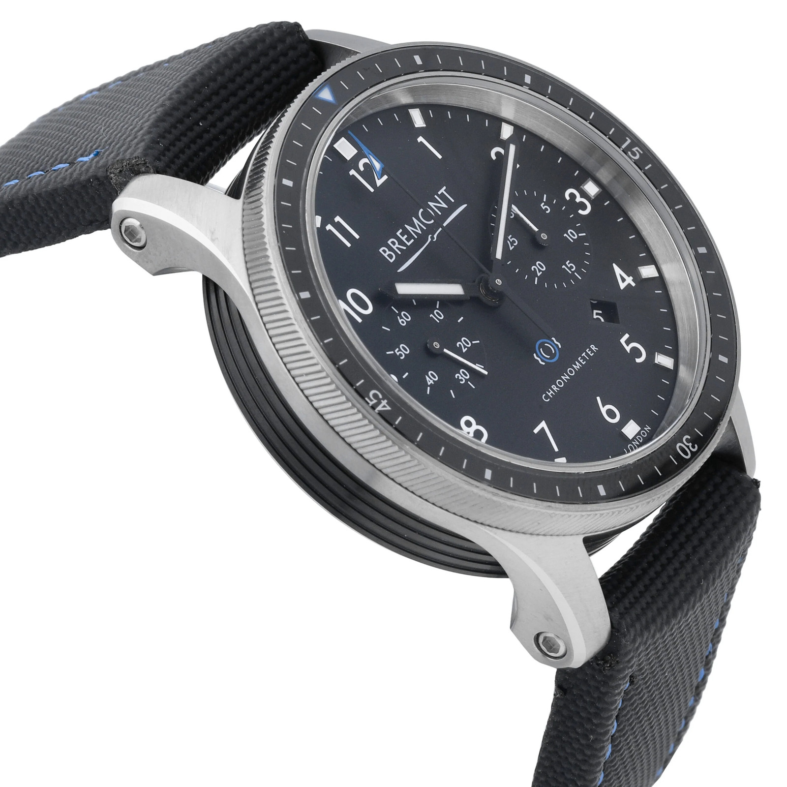 Bremont Boeing 247 Chronograph Black Dial 43mm Automatic Mens Watch BM247-BK-R-S