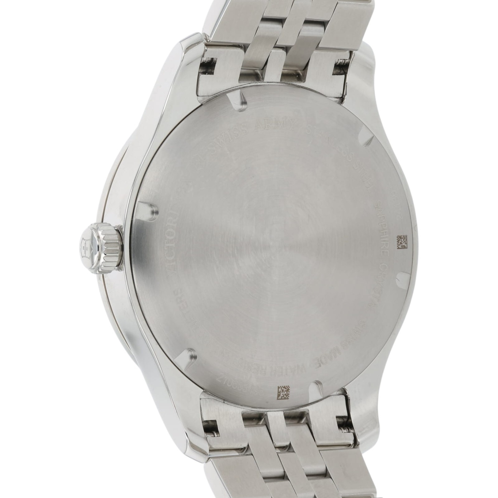 Victorinox Swiss Army Men’s Watch 40mm Silver Tone SS Bracelet Quartz 241801