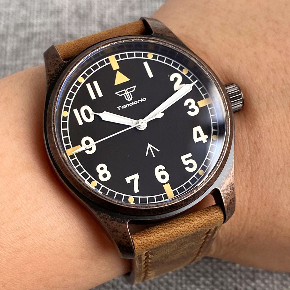 Tandorio Dive Automatic Men’s Watch NH35A PT5000 Waterproof Sapphire Glass 39mm