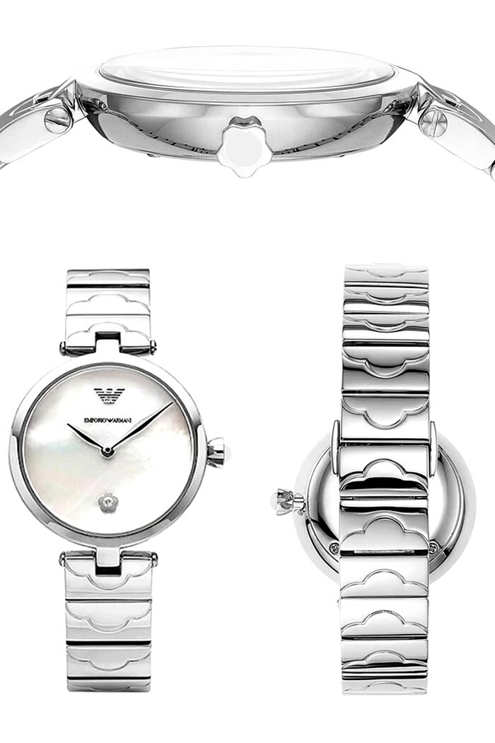 NEW EMPORIO ARMANI WATCH AR11235 ARIANNA MOTHER OF PEARL DIAL – 2 YEARS WARRANTY