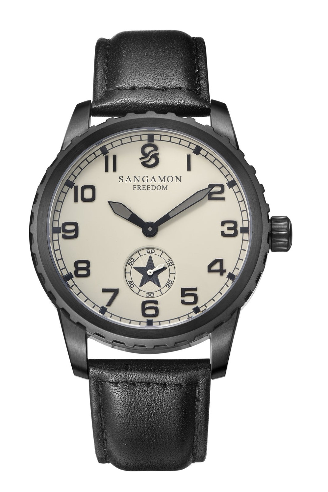 Custom D-Day Mens Watches 43mm – Omaha Beach Sand by Sangamon Watches