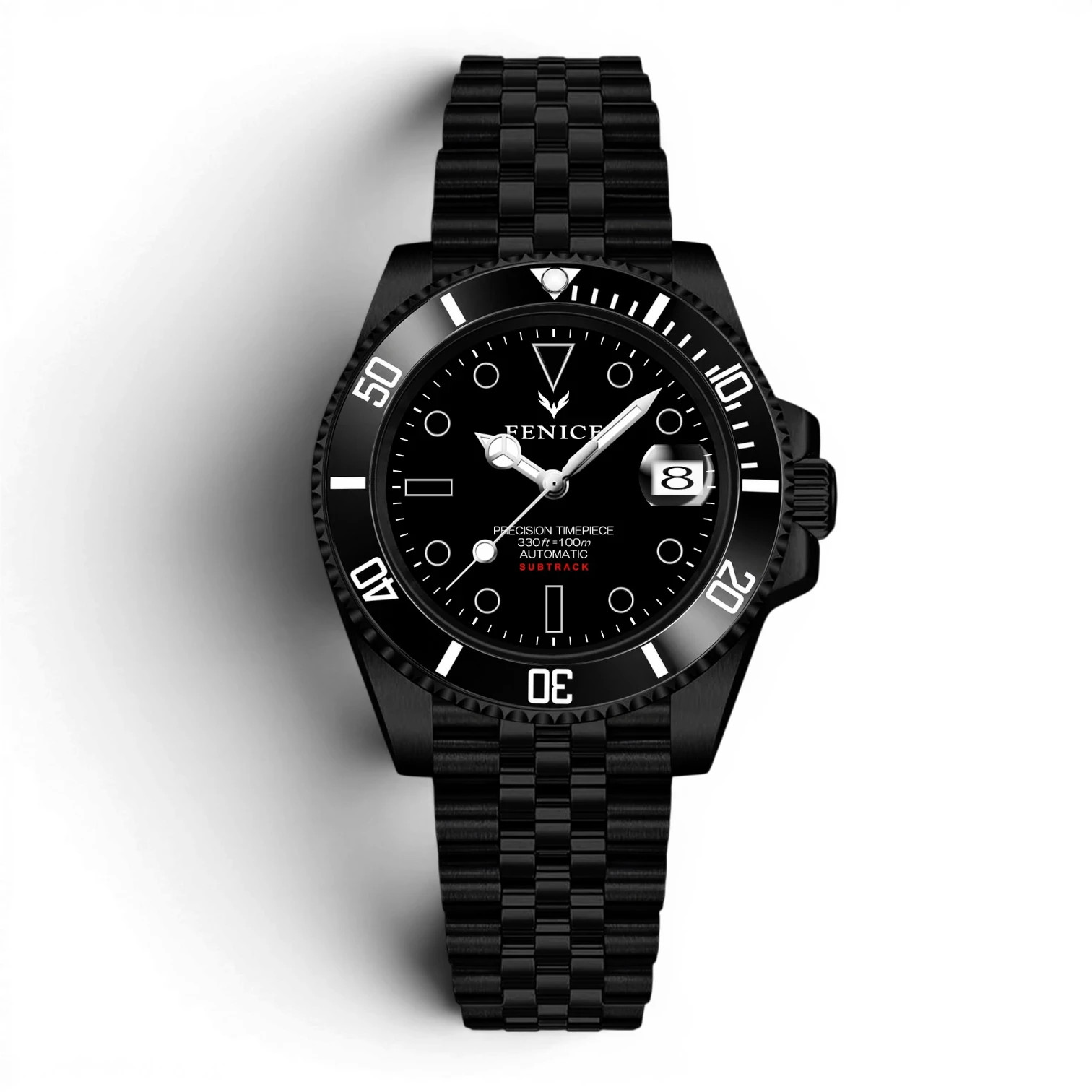 Phoenix Subtrack Dumbledore Noir 10ATM Automatic Watch with Miyota Movement