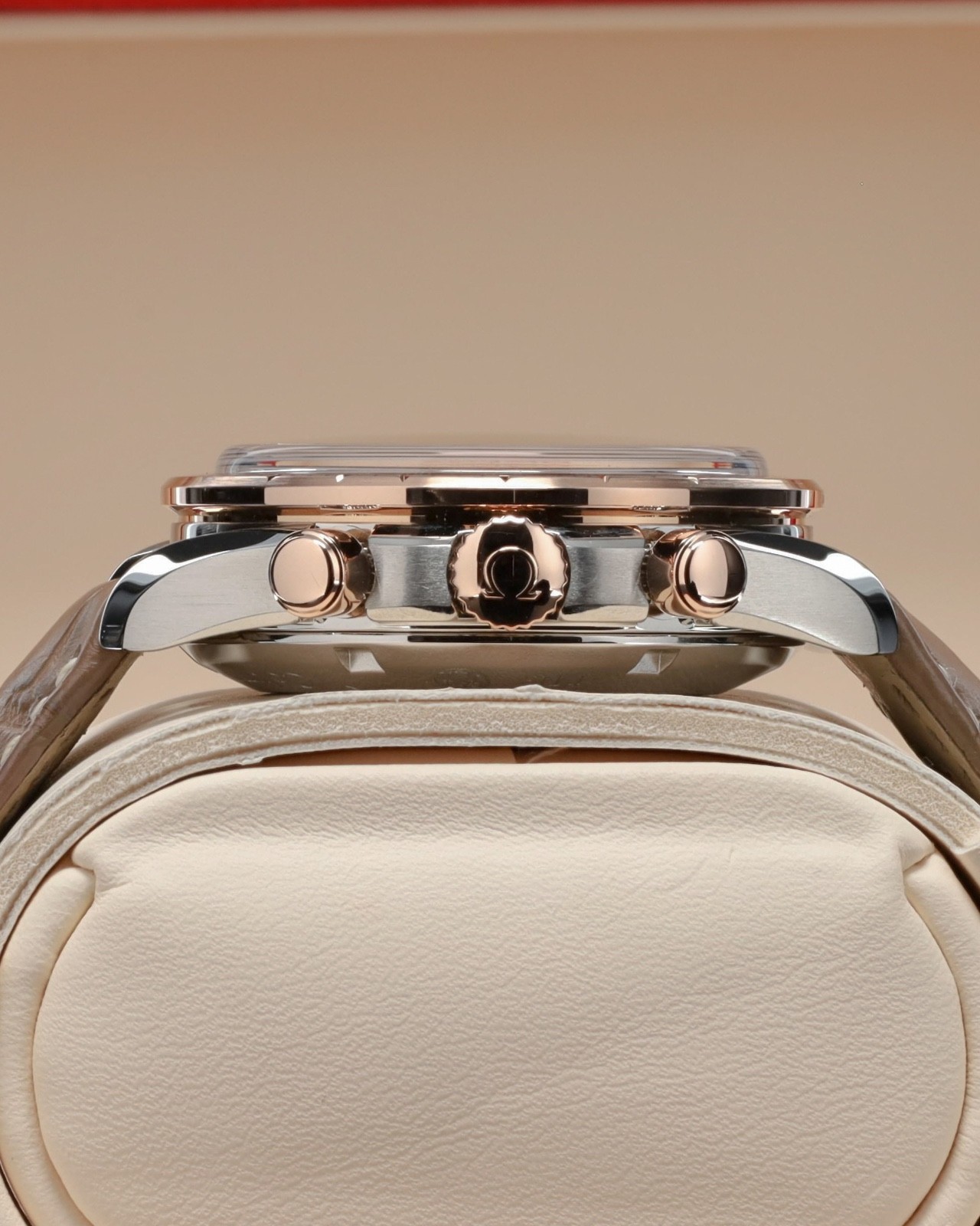 Omega Speedmaster 38 “Cappuccino” [Complete] 38MM Brown Dial Two-Tone Steel