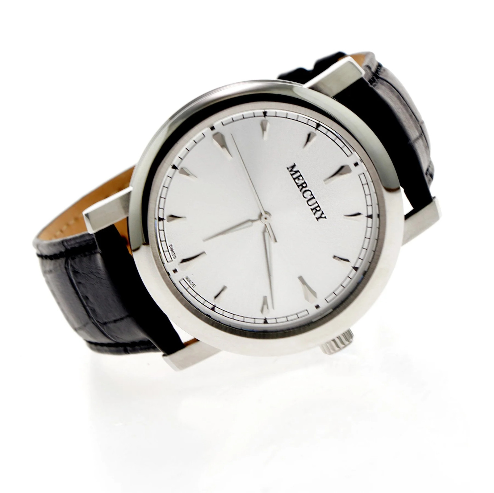 Mercury – Swiss Watch – ME375-SL-1 Swiss Quartz 42 mm ME375 50m (5 ATM, 169 ft)