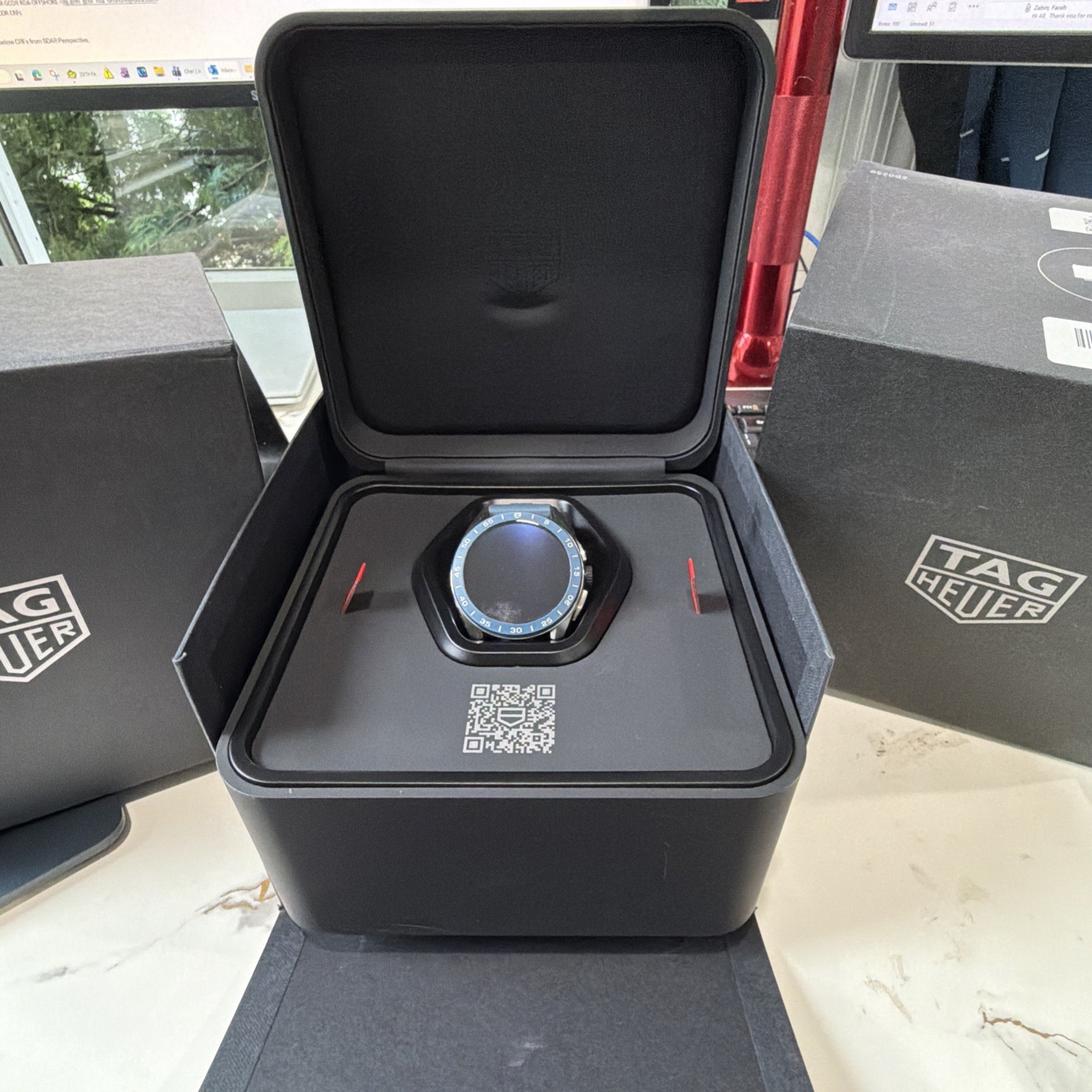 TAG HEUER CONNECTED CALIBRE E4 45MM – Blue