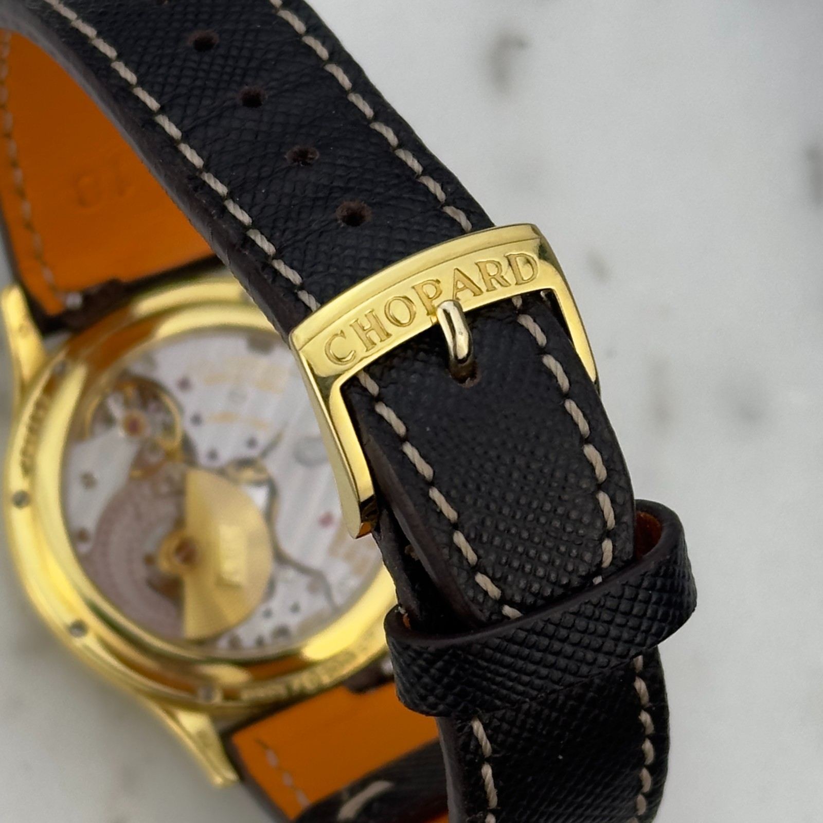 Chopard LUC Ref 16/1862 36mm 18K Yellow Gold Automatic Luxury Watch with Box