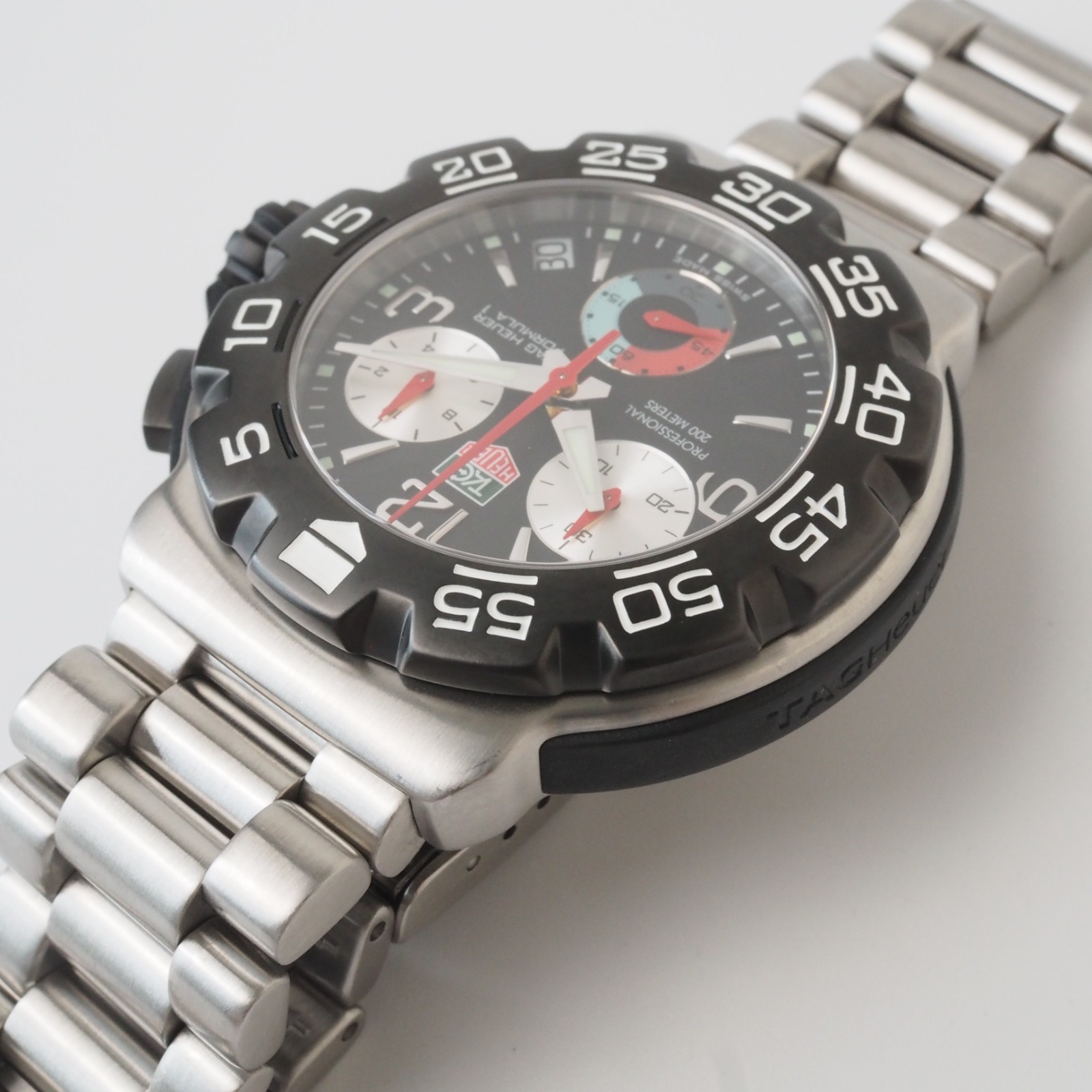 TAG HEUER Formula 1 CAC1110-0 Quartz Chronograph Black Dial Men’s 41 mm Watch