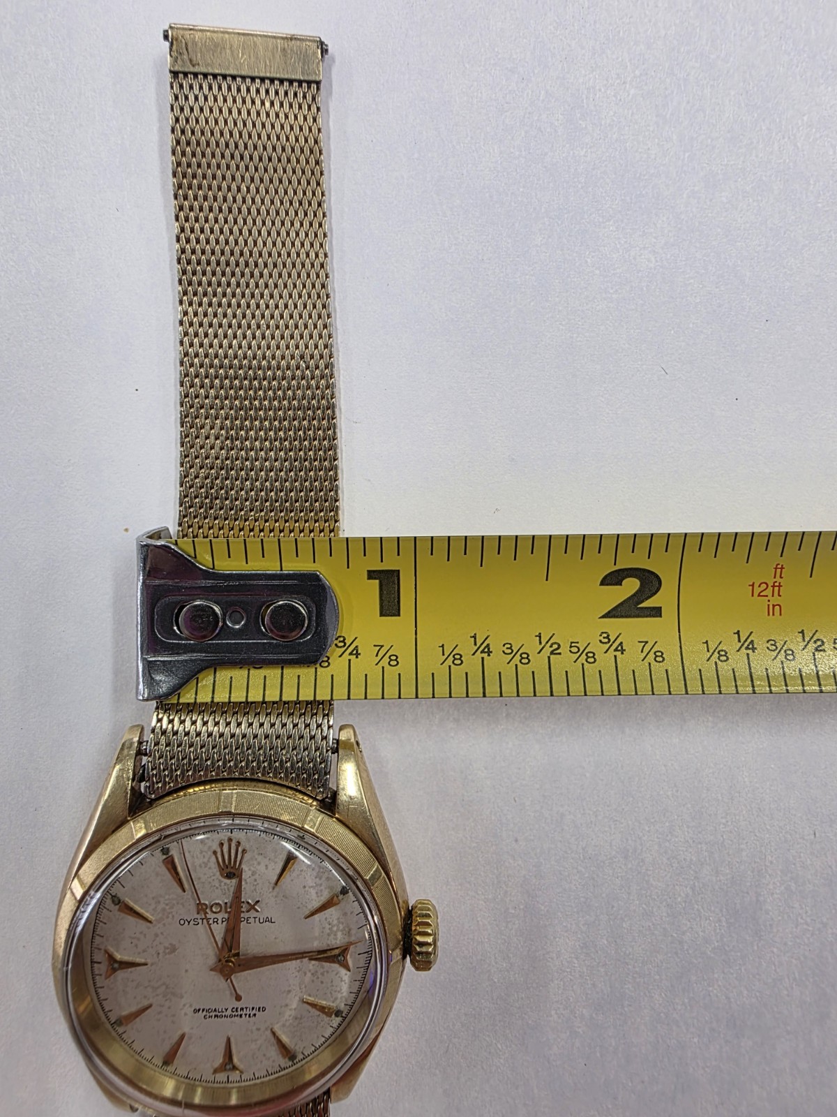 Vintage ROLEX BUBBLE Face 14k (See Description)