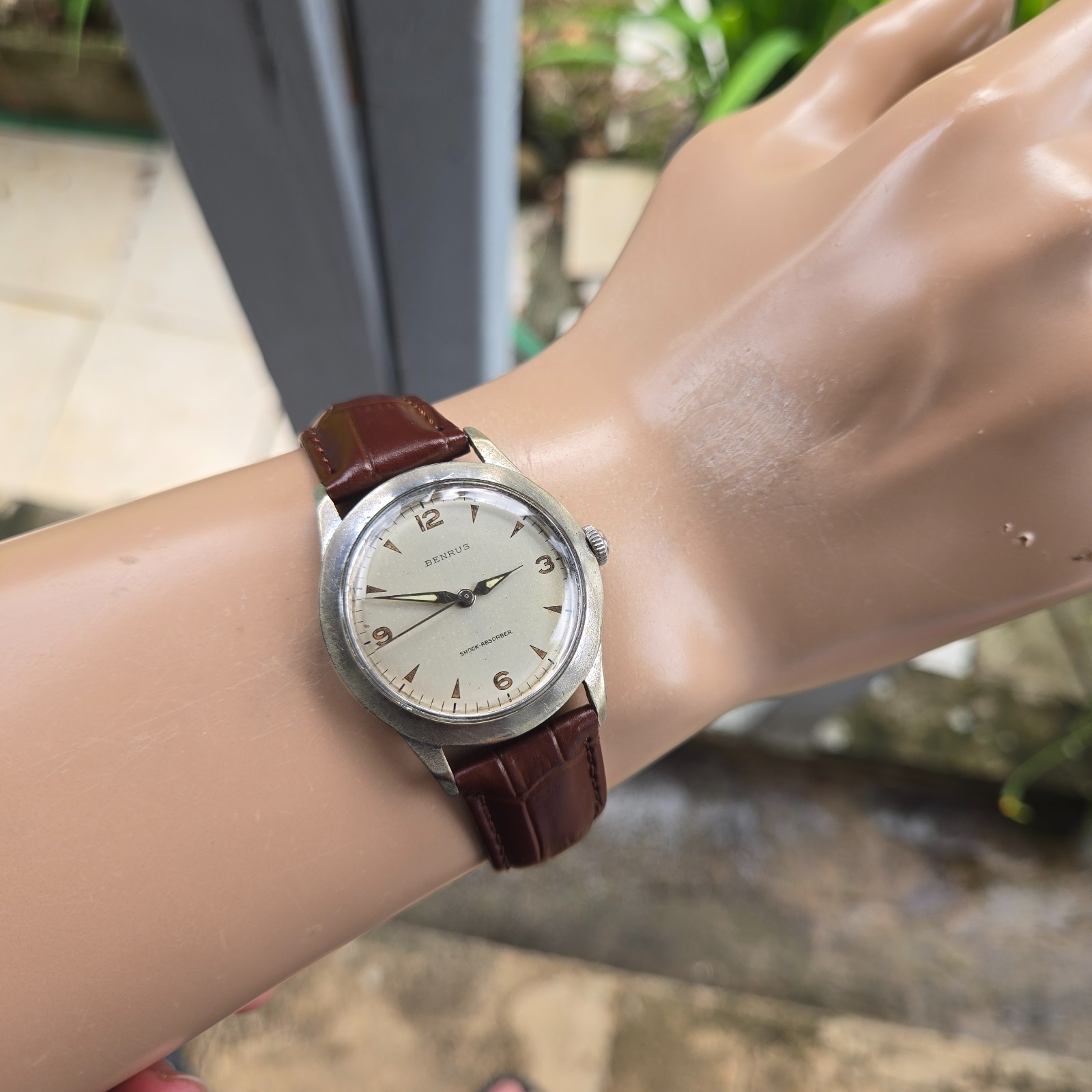 Vintage BENRUS men’s manual wind watch ETA 2370 17Jewels swiss 1960s