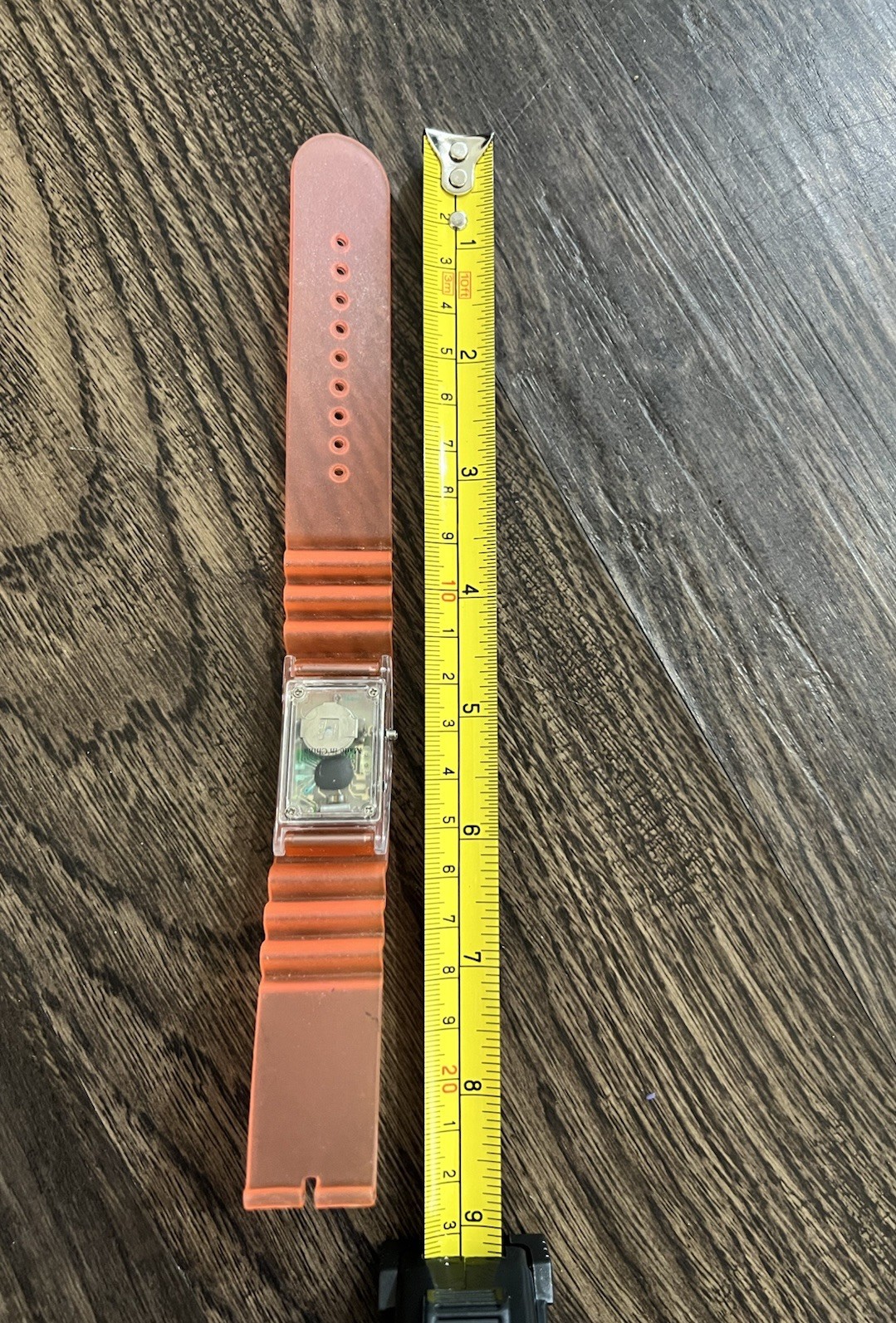 Vintage Digital Watch Retro 80s 90s Style Rubber Silicone Material Restoration