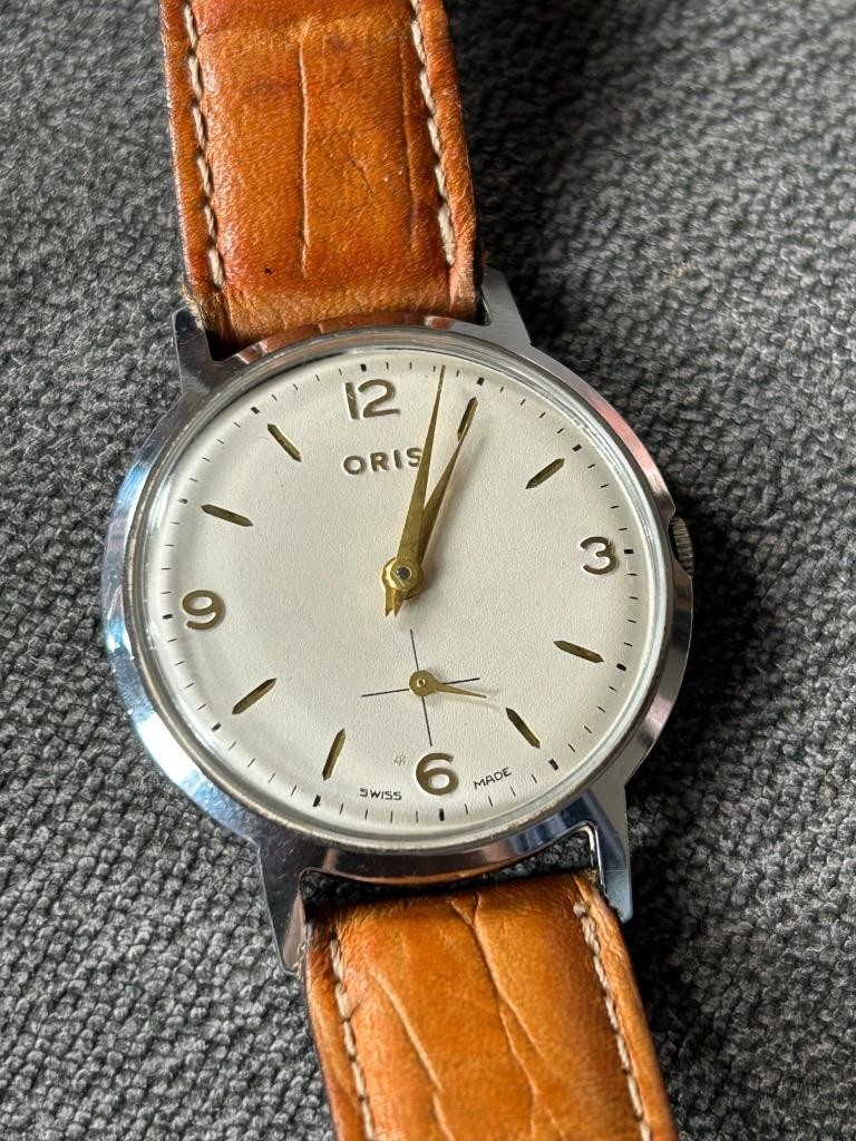 VINTAGE 1960S ORIS WATCH CO MANUAL WIND SWISS 7 JEWEL CAL 461 16MM BEAUTIFUL