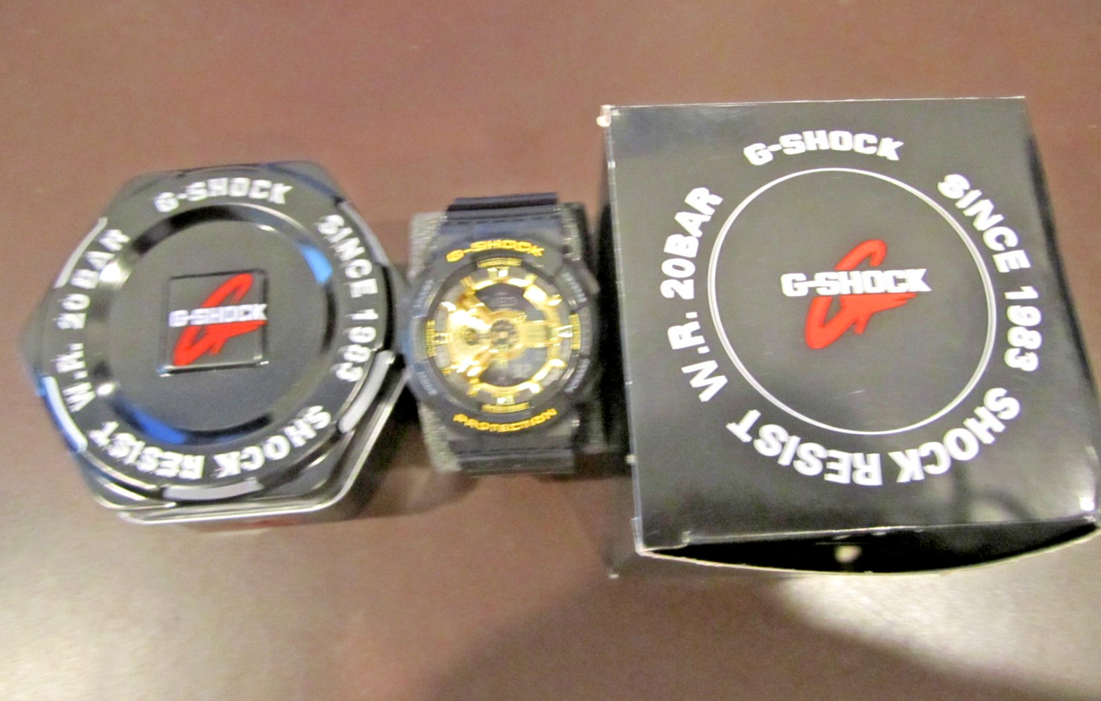 Casio G-SHOCK GA110GB Black Resin Case with Black Resin Strap Men’s