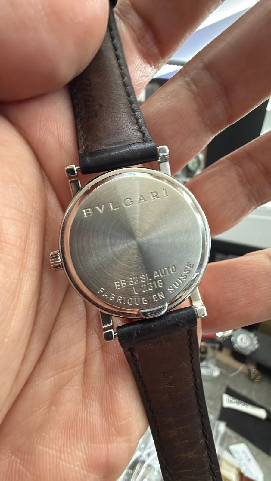 Bvlgari BB33SL 33mm Swiss Automatic Date Stainless Steel Watch