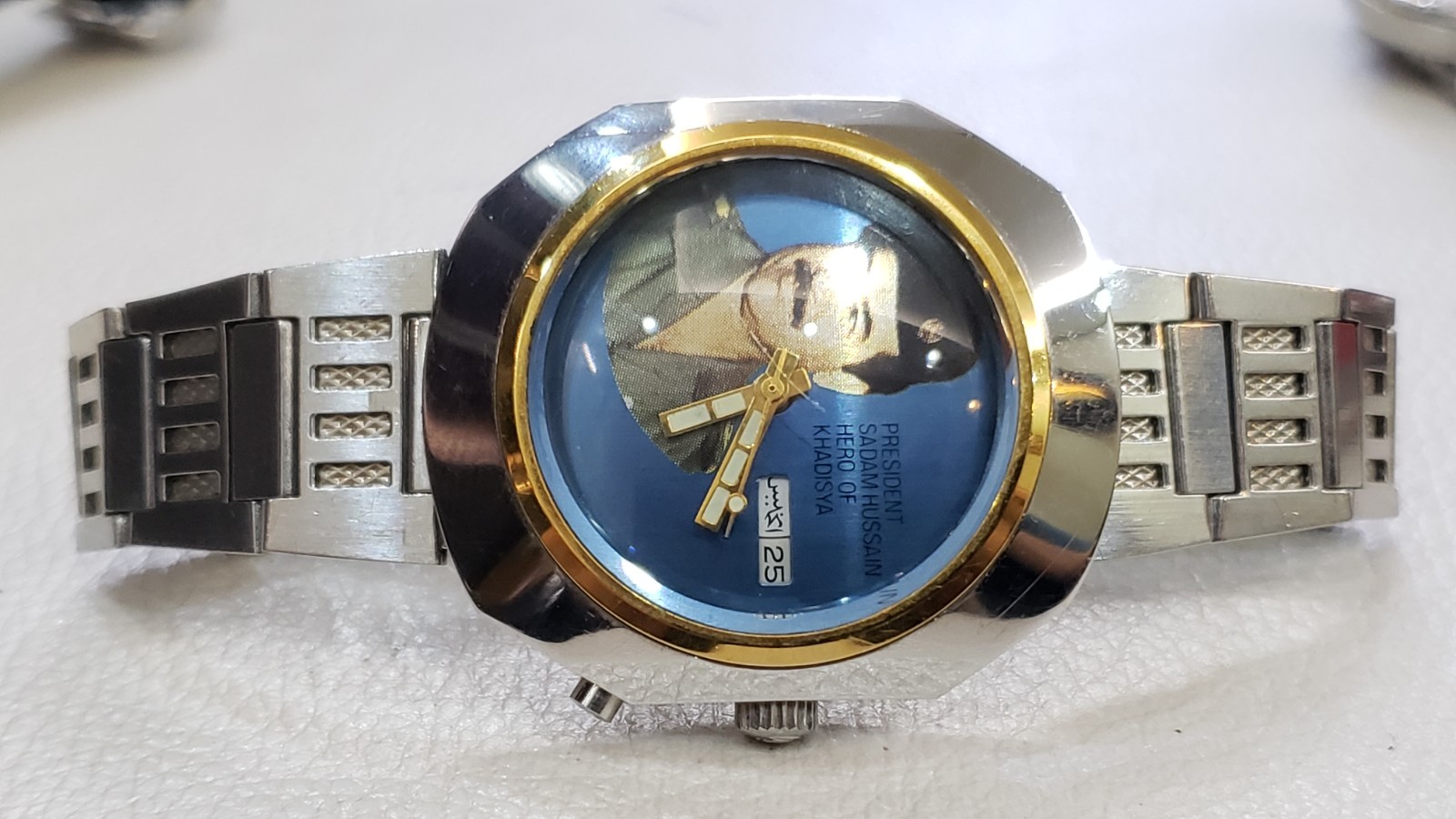 Tressa Saddam Hussein Of Iraq 🇮🇶 Logo 37mm Automatic Men’s Watch