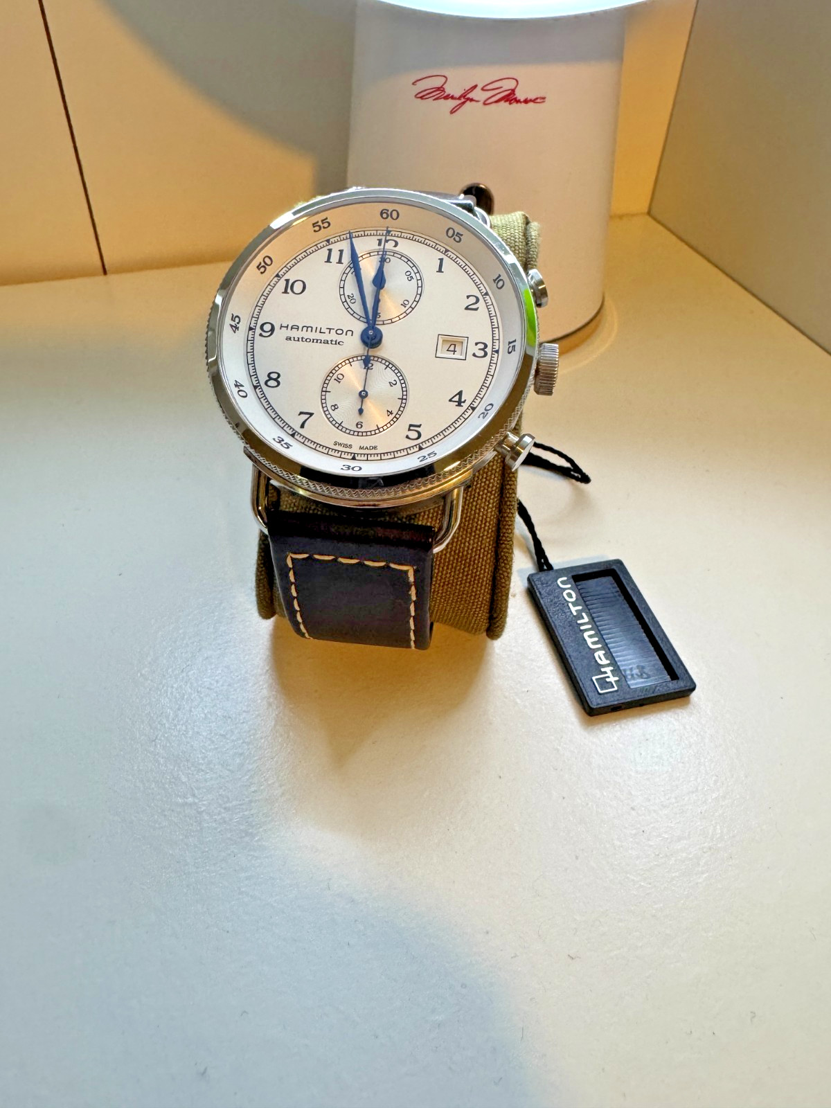 Hamilton Navy Pioneer Auto Chrono Khaki