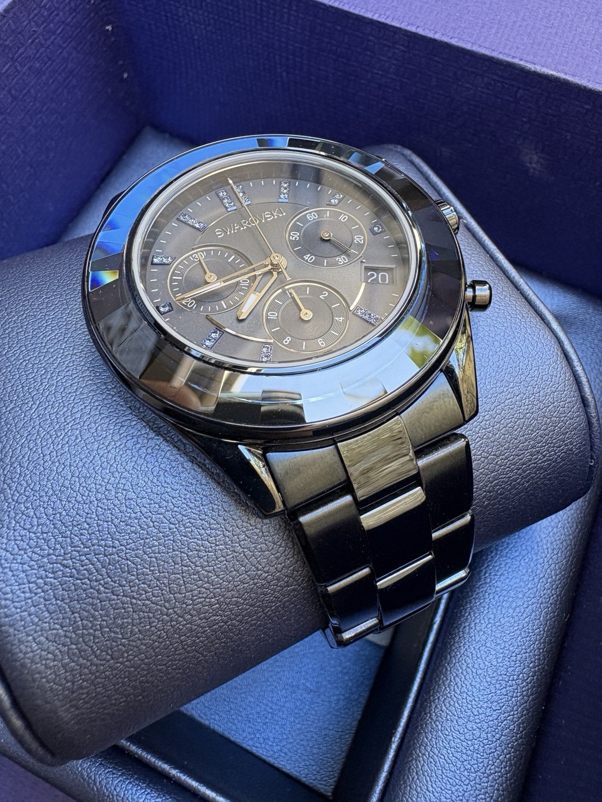 Swarovski Octea Lux Sports Watch Blue *PLEASE SEE DESCRIPTION*