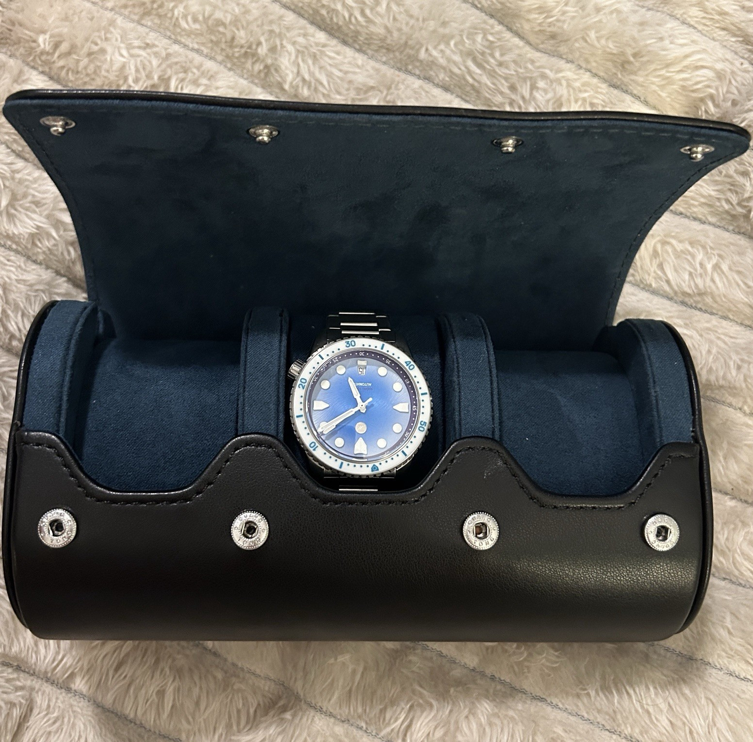 Zelos Mako 300m Automatic Blue Lagoon Diver Watch 40mm