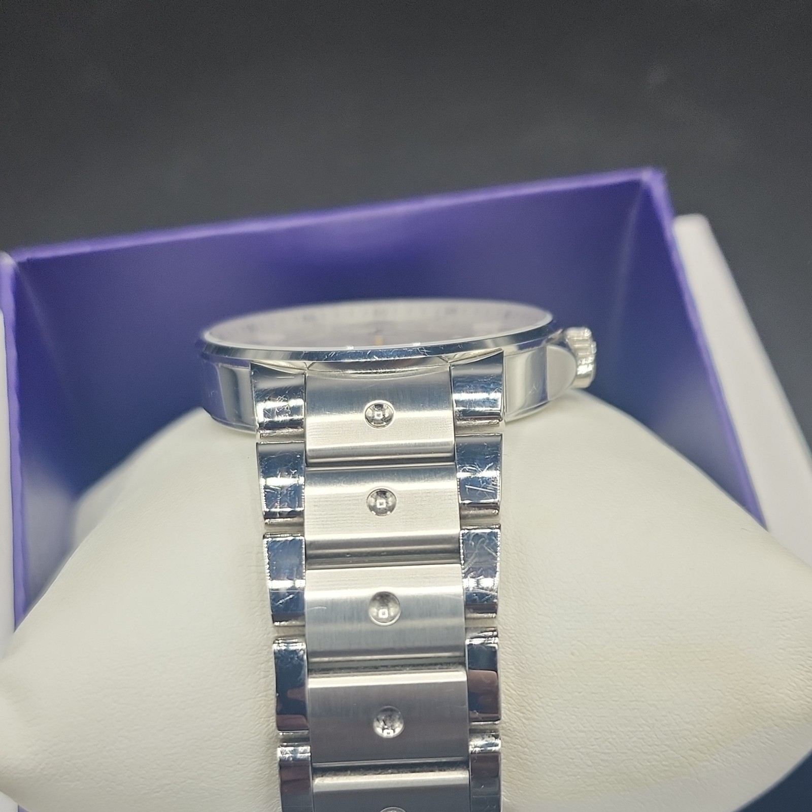 Movado SE Pilot Men’s 42mm Silver Dial Quartz Stainless Bracelet Date Box
