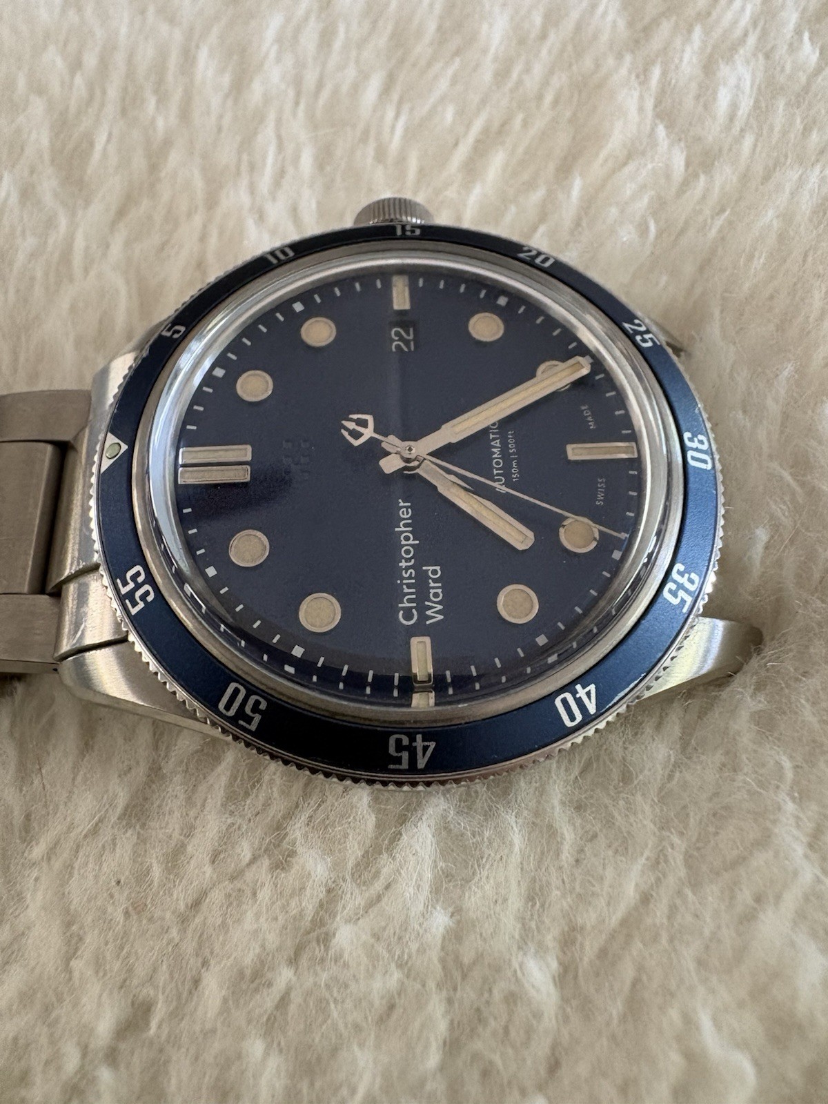 Christopher Ward C65 Trident Automatic Blue Dial 41mm – Stainless Steel Bracelet