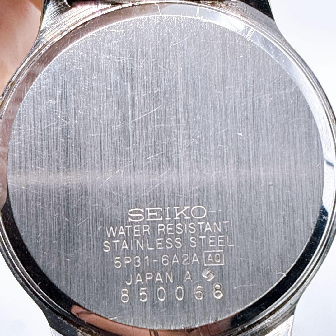 Made in 1988 SEIKO 5P31 6A2A Slim Vintage Seiko