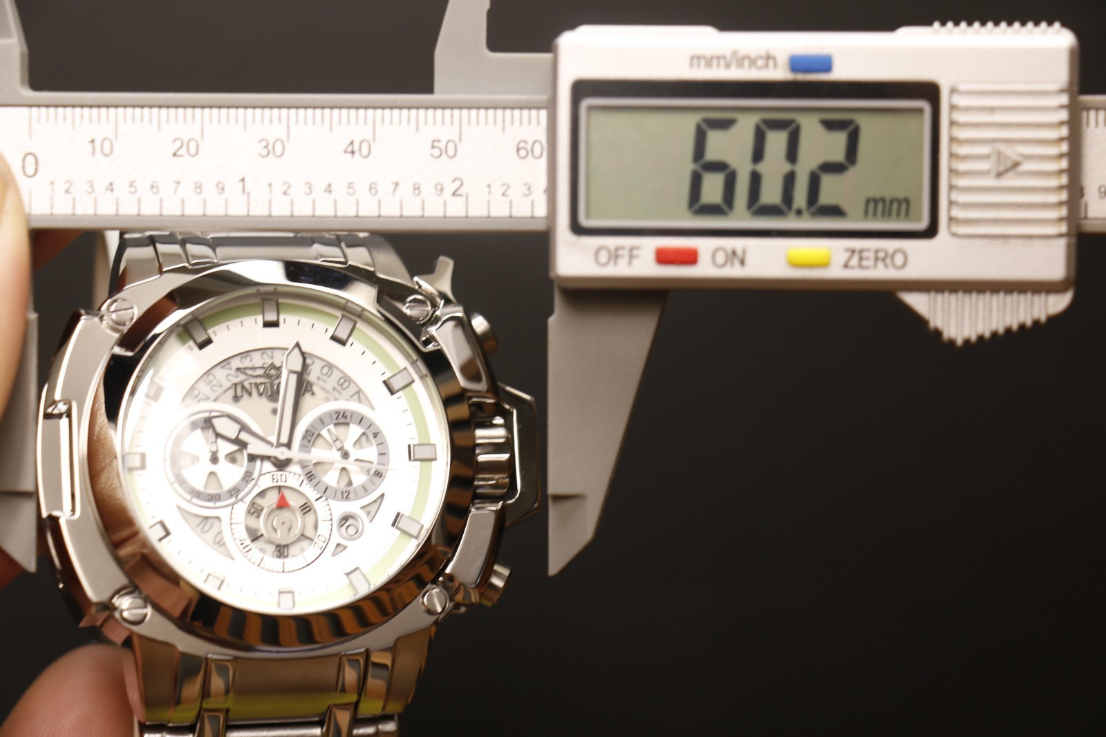 Invicta Coalition Forces Behemoth Men’s Watch 60mm, (Man of War) Steel 49772