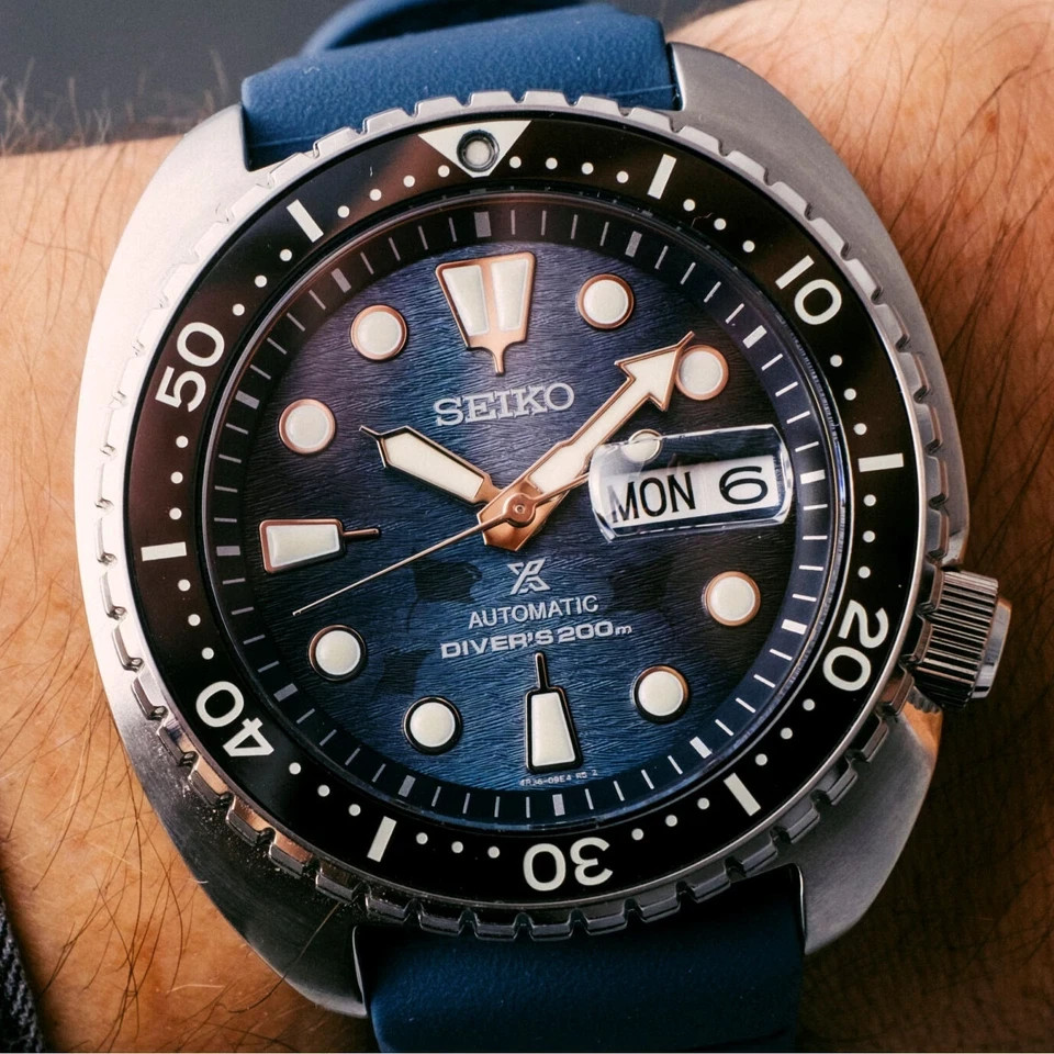 SEIKO Prospex King Turtle SRPF77K1 Save The Ocean Automatic Diver Watch WARRANTY