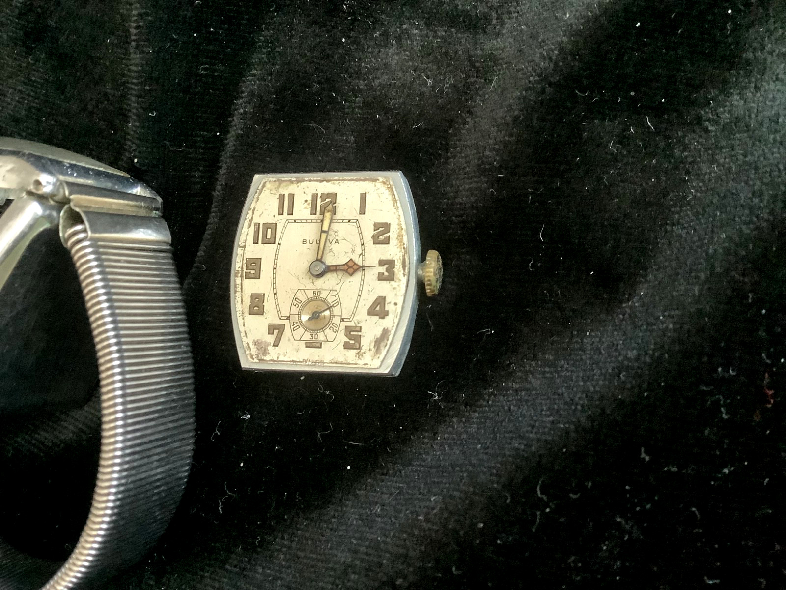 Bulova mens steel watch 28 mm, 1927