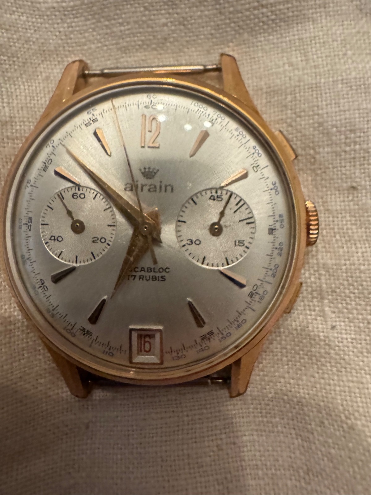 Airain Vintage Chronograph Date