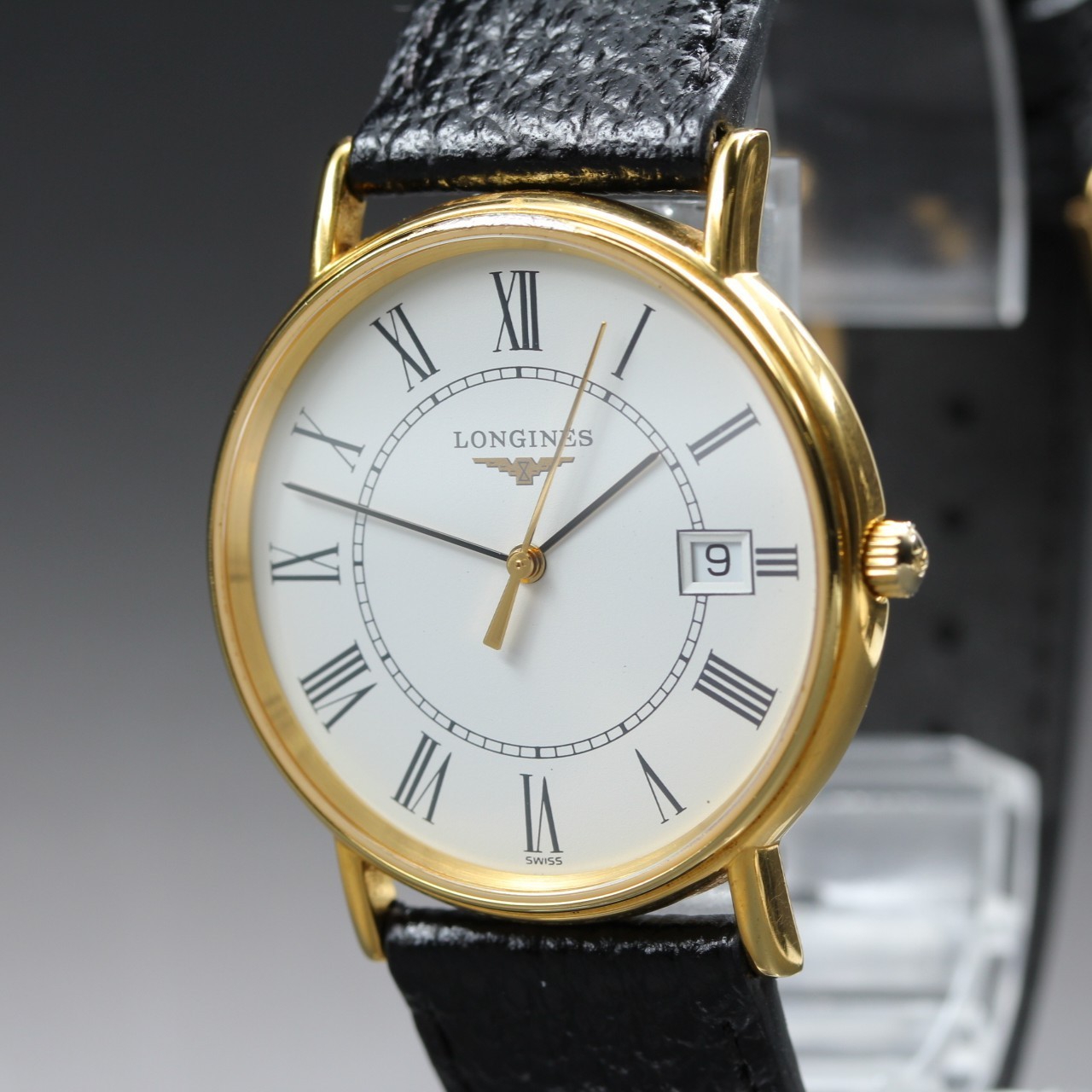 Longines Grand Classic L4.720.2 [N Mint-] White Roman Dial 33mm Men’s Qz Watch