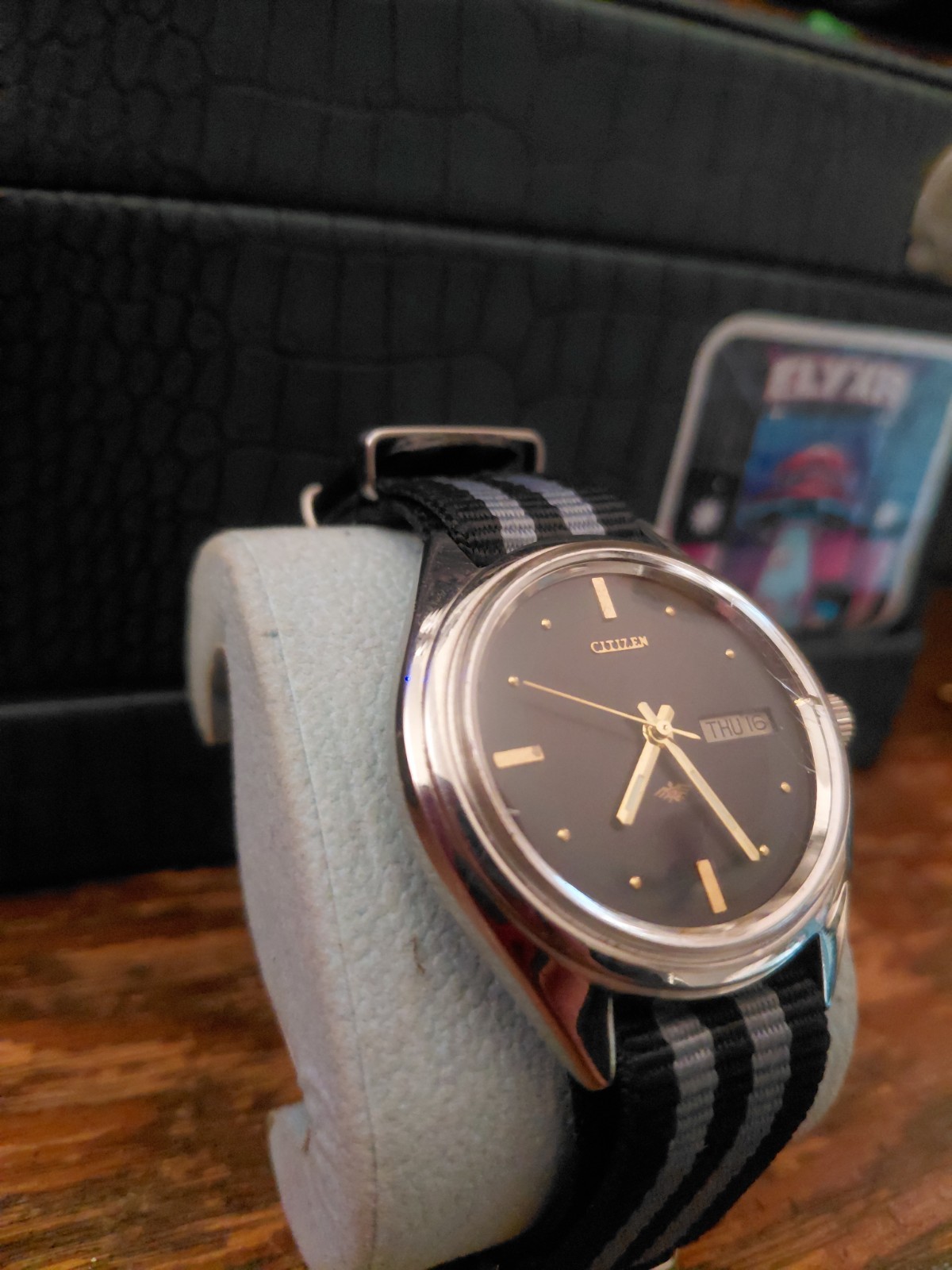 Vintage Citizen Eagle 7 Automatic Cushion 1970s Russian English Day/Date 4 -…