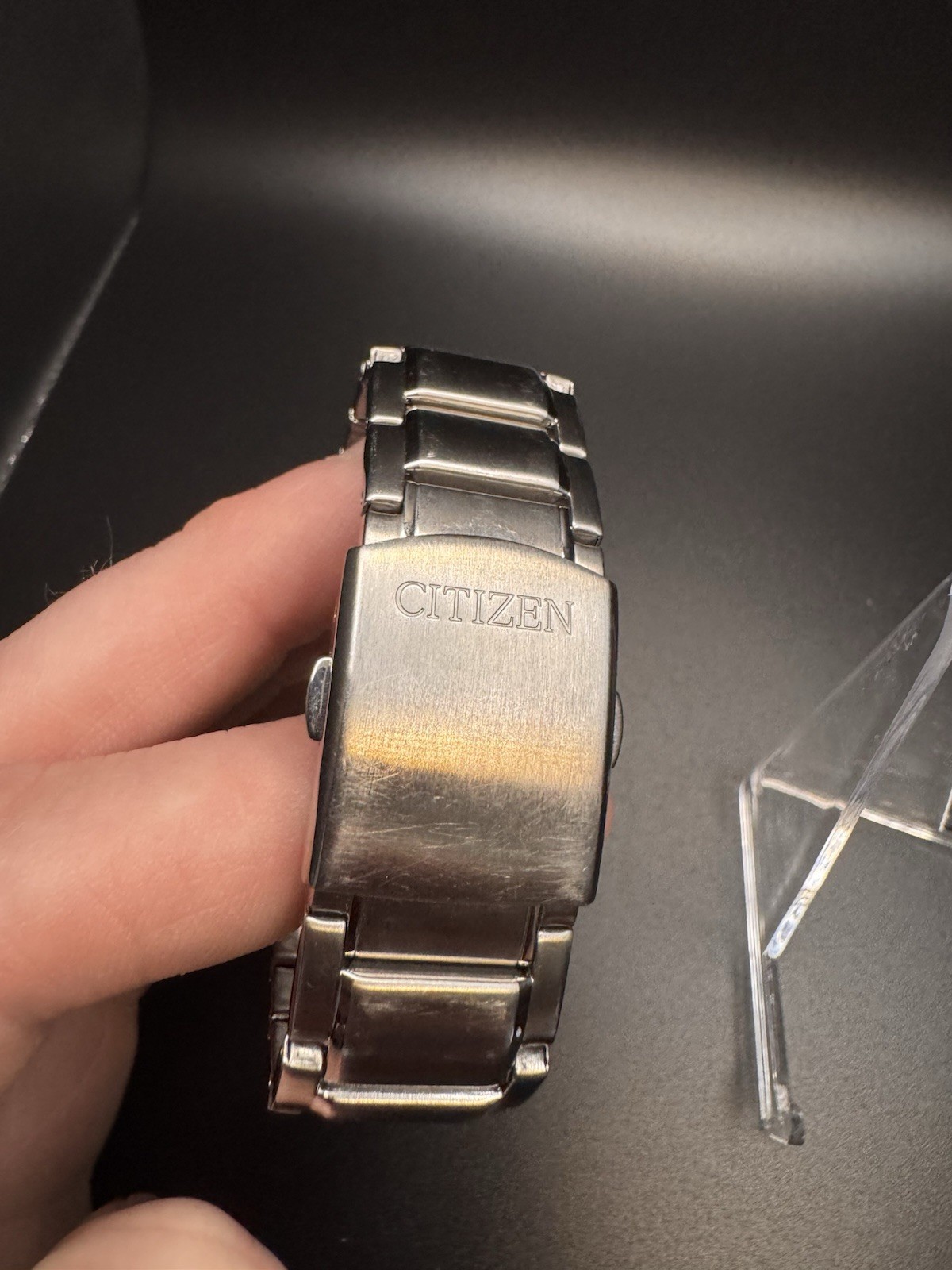 Citizen Eco-Drive Men’s Blue Dial 40mm Steel Bracelet Quartz Date WR10BAR