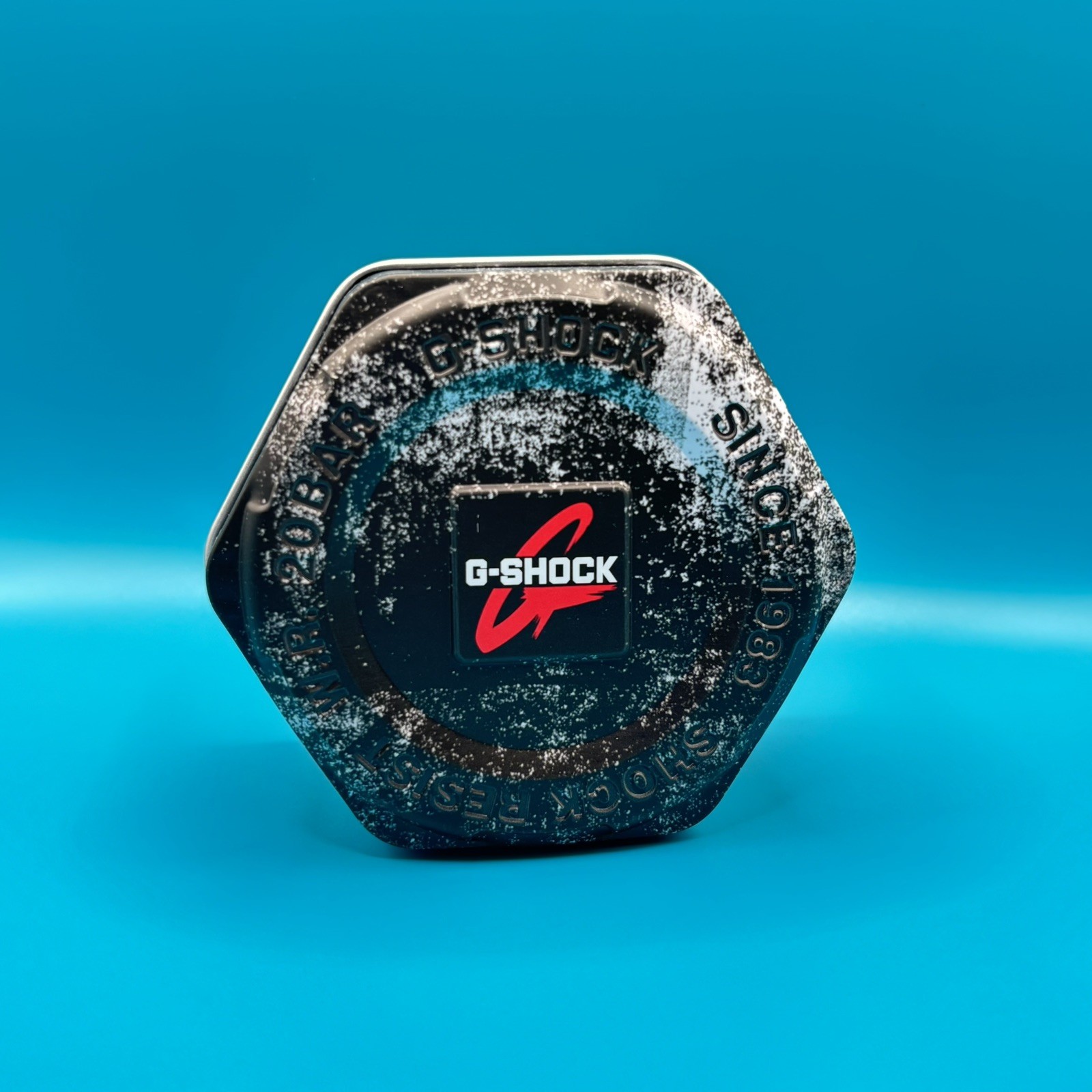 G-SHOCK 2100 Octagon Watch – Clear Case Sky Blue Dial & White Strap Ice Blue