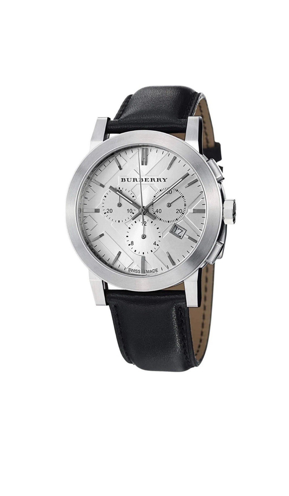 BURBERRY The City BU9355 Silver Dial Men’s Watch 42mm