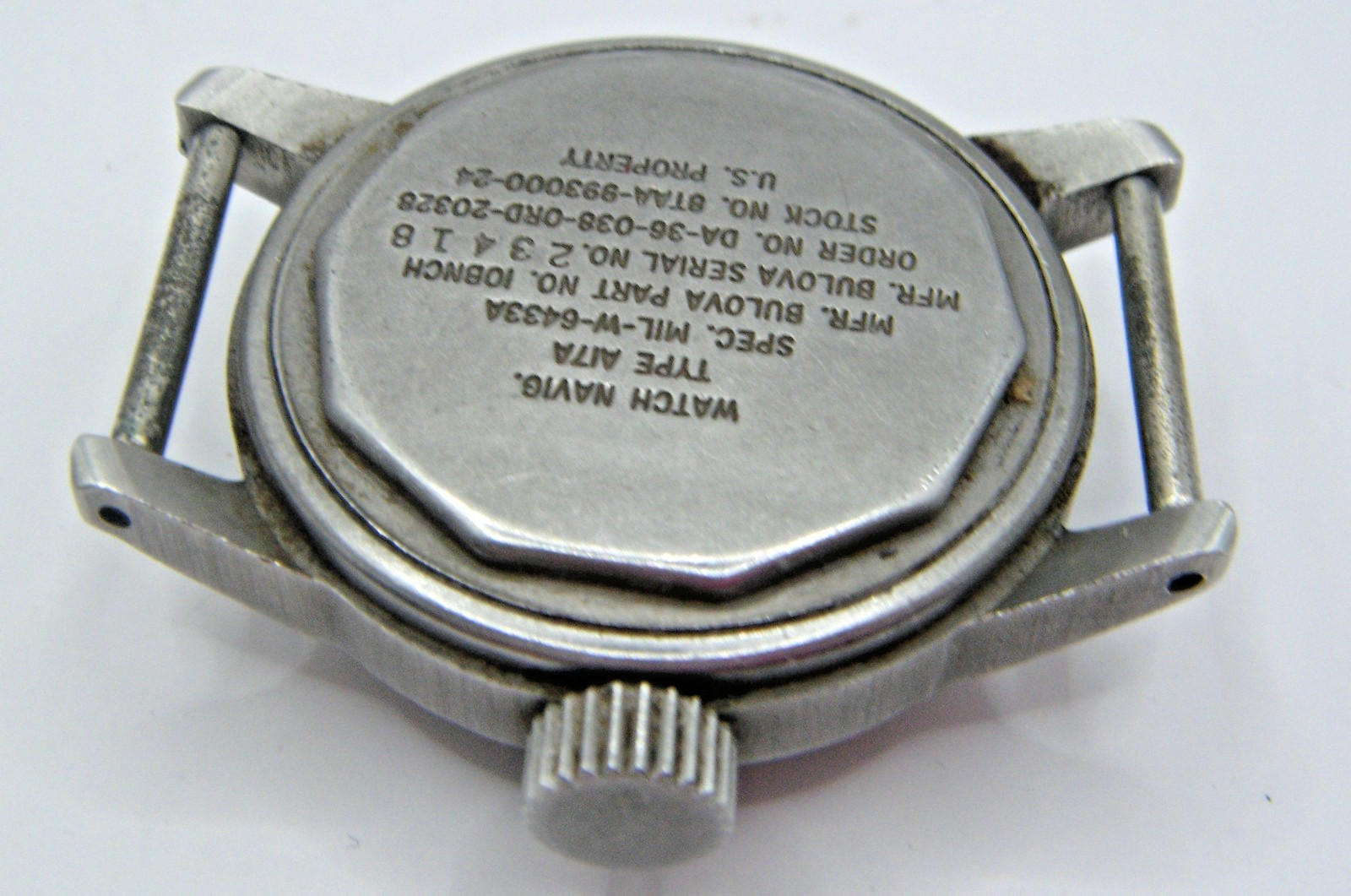 Vintage Bulova Navigator A17A MIL-W-6433A US Military Issued Wristwatch Working