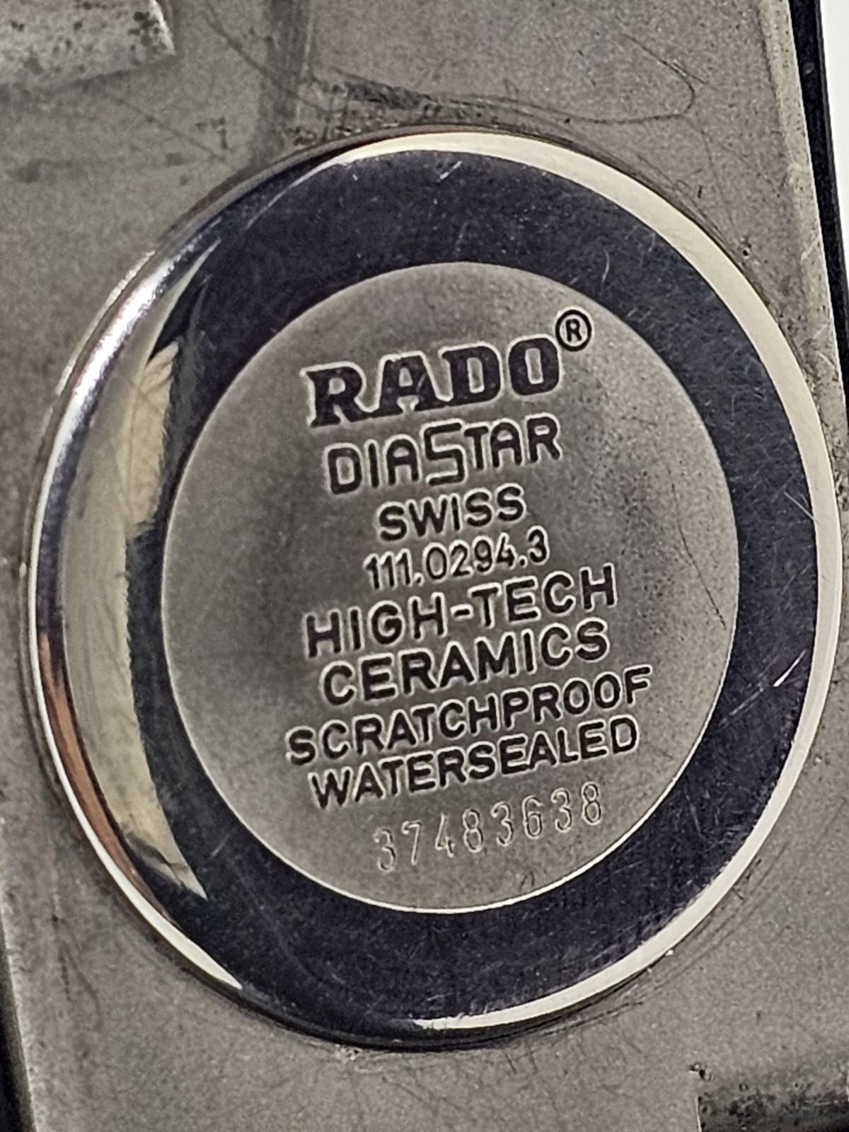 RADO DiaStar High-Tech Ceramic Ref. 111.0294.3 Men’s Quartz Watch Swiss Made
