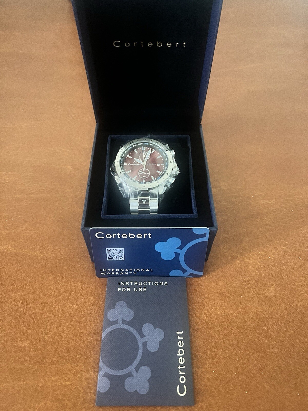 Cortebert Elevation Worldtime. CB-3008-55