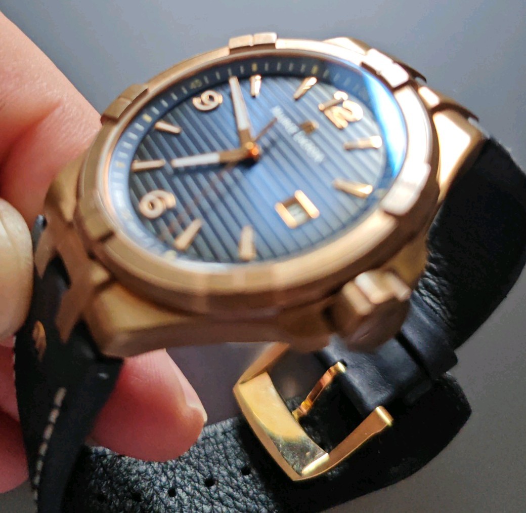 MAURICE LACROIX Aikon Bronze AI1028-BRZ01-420-1 Quartz Movement Watch – Boxed