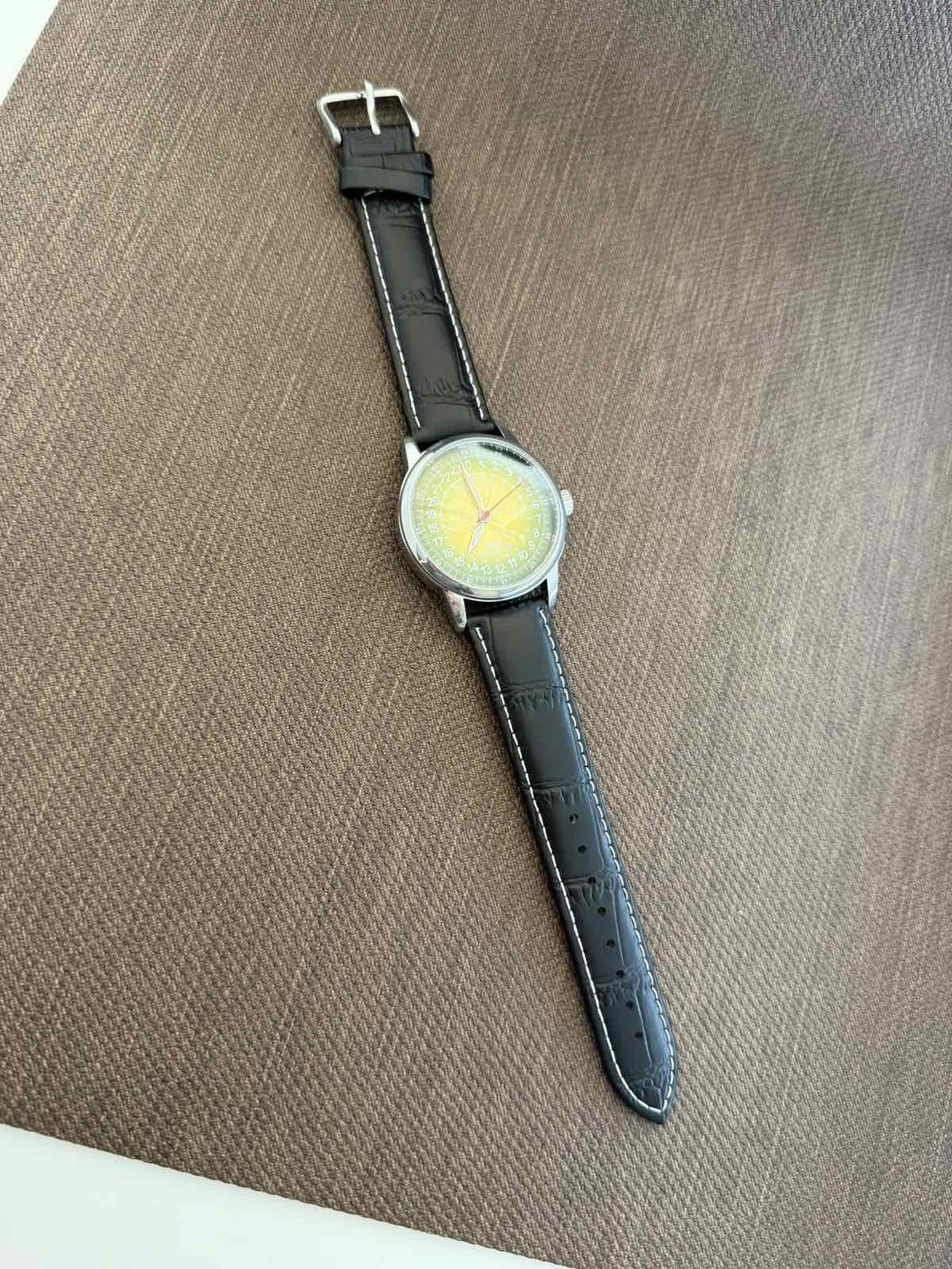 Watch Raketa 24h Automatic Wrist Men Russian Soviet USSR Polar Day Vintage Rare