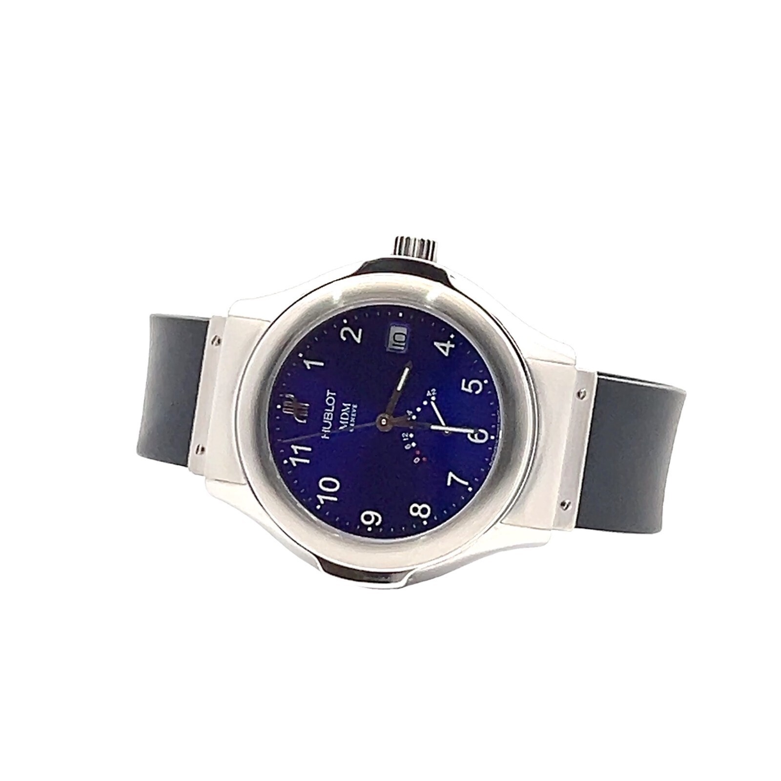 Hublot MDM Bang Automatic Men’s Watch – 40 mm Steel, Blue Dial, Power Reserve