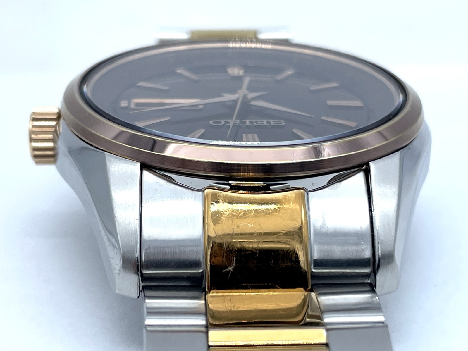 Near MINT SEIKO PRESAGE Automatic Watch Dark brown Dial 24Jewels 4R36-03H0 Boxed