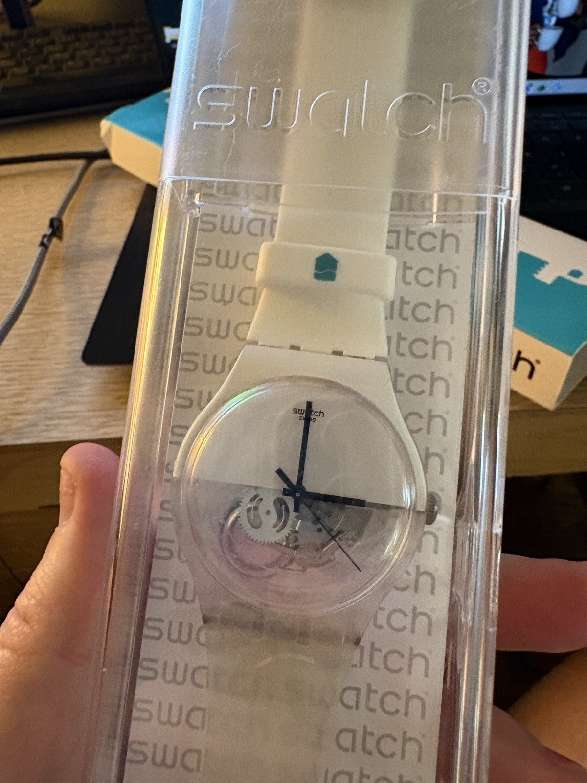 Swatch Underwater Watch Suow107c The Water Tower Project White Needs Battery